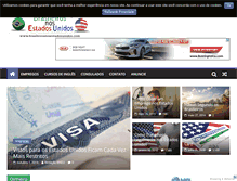 Tablet Screenshot of brasileirosnosestadosunidos.com